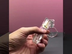 Стеклянный флакон духов флакона духов 25ML плоский круглый портативный