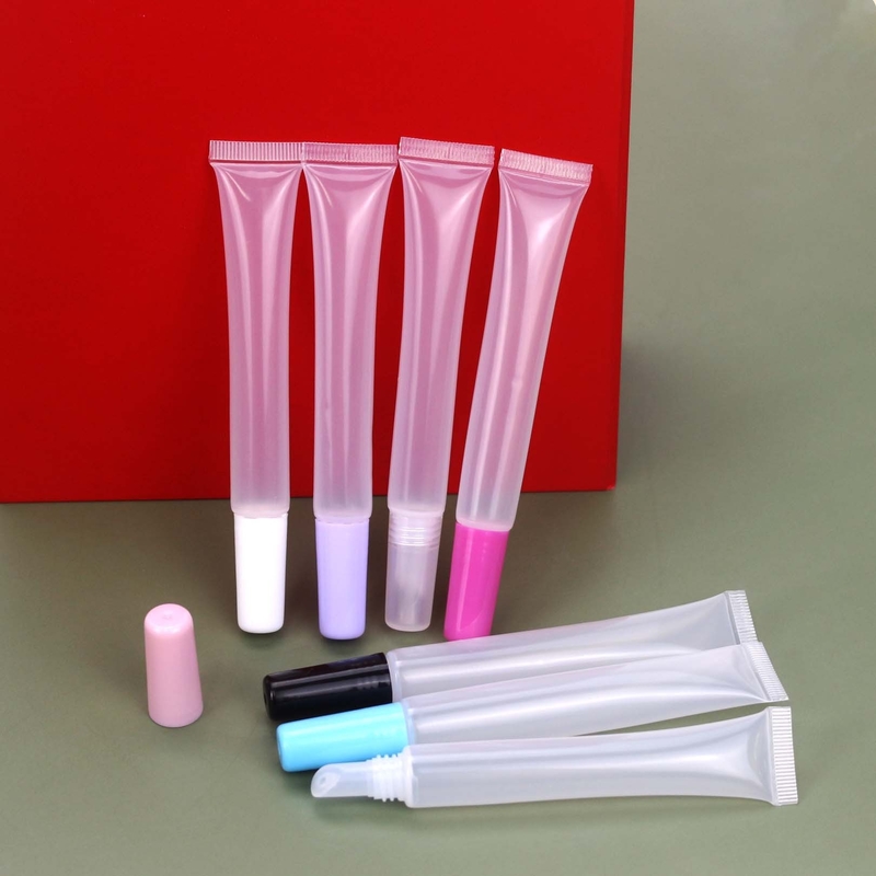 15ml Clear Lip Gloss Tubes Transparent Glaze Squeeze