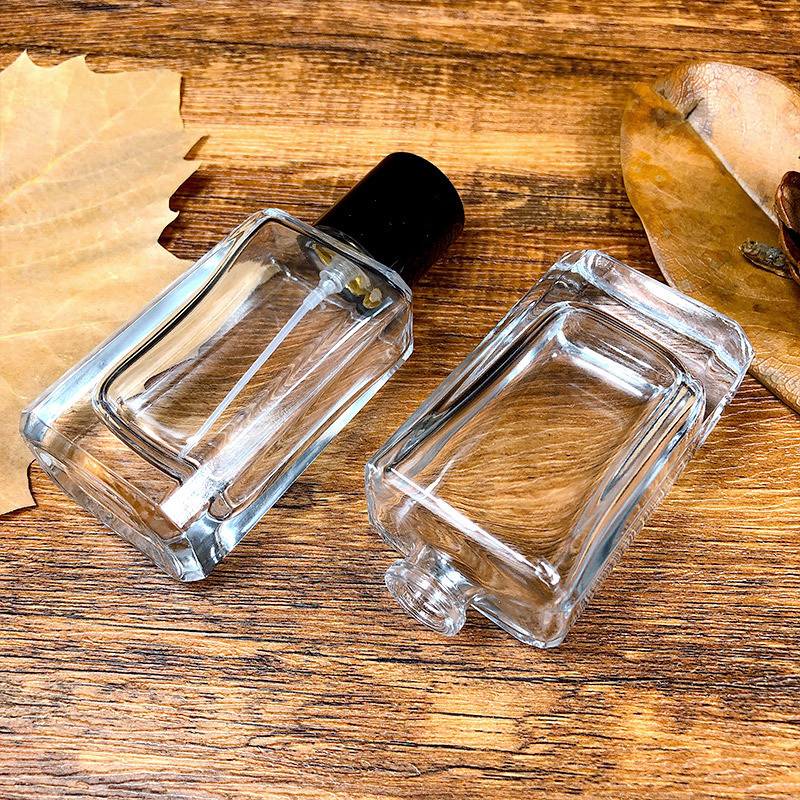 Refillable Perfume Spray Bottle Glass Clear 50ml 30ml