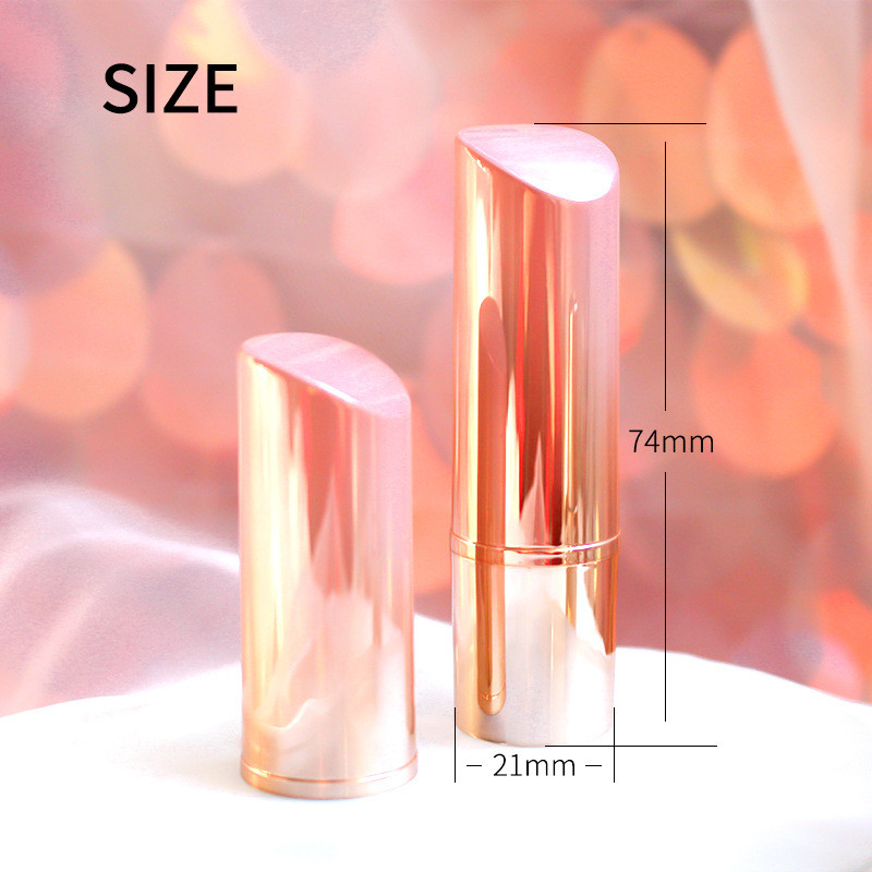 Rose Gold Empty Lipstick Tube  ound Container  luxury lipstick tube