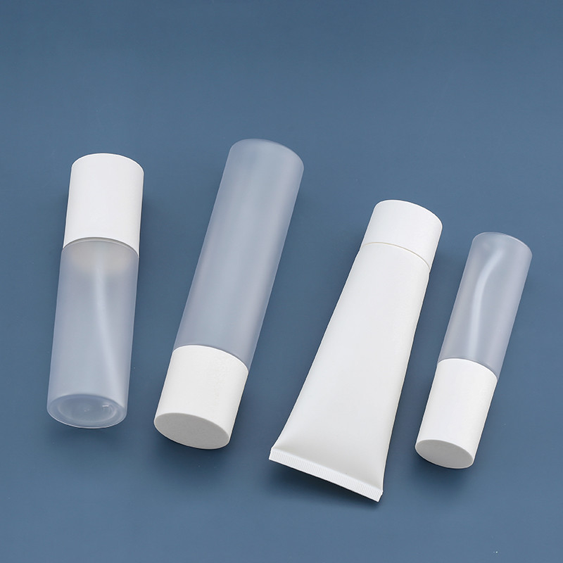 Matte Frosted Lotion Airless Bottles Cosmetic Packaging SGS MSDS
