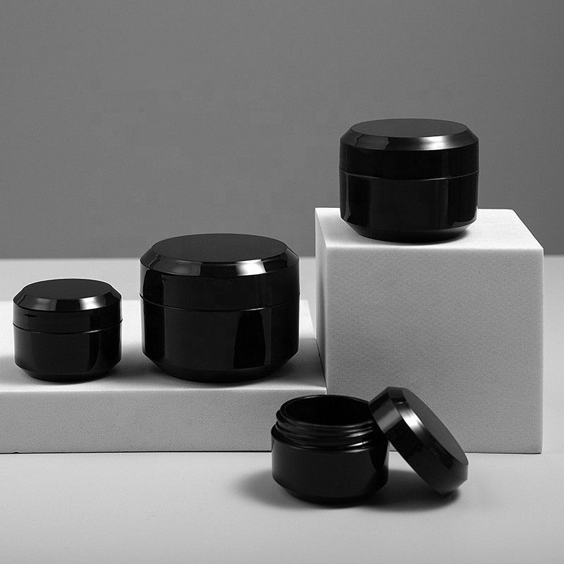 Large Stocks 5g 8g 15g 30g Plastic Cosmetic Jars With Line Cream Jars Customized