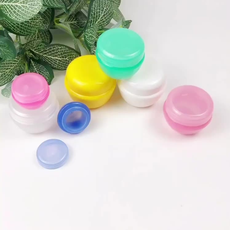 Empty Clear Blue Petg Plastic cosmetic jar Packages 10ml To 500ml Skincare Lotion Containers