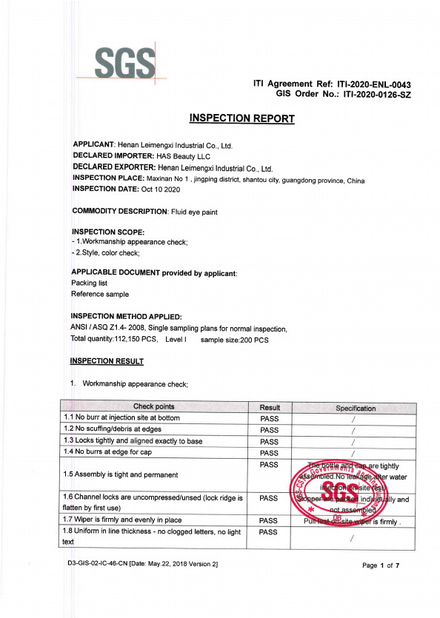 Китай Henan Leimengxi Industrial Co., Ltd. Сертификаты